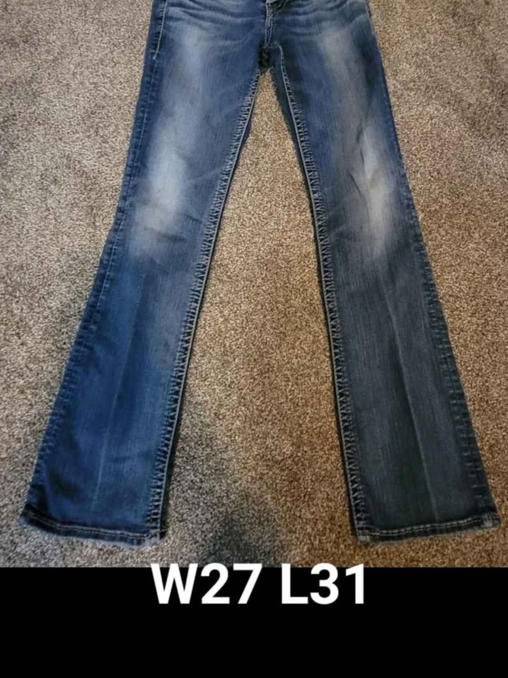 Women’s Silver Suki Mid-Slim Jeans